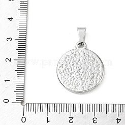 304 Edelstahl Anhänger Strass Fassungen&nbsp;SA-CBA34D4-04P