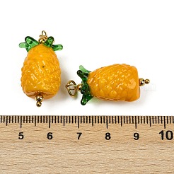 Нержавеющая сталь 304 с подвесками ручной работы в стиле лэмпворк STAS-Q352-02G-C