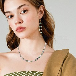 Природные пряди авантюрин зеленый шарик&nbsp;G-AR0001-31