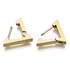 Orecchini a cerchio huggie in acciaio inossidabile 304&nbsp;LS-STAS-R115-20G