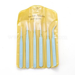 Наборы пинцетов для бисерной обработки из нержавеющей стали 201 TOOL-F006-11C