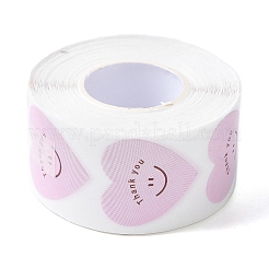 500 шт. сердце с наклейками-словами благодарности&nbsp;DIY-U008-01B