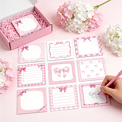9 blocco note adesive di carta quadrata&nbsp;DIY-CP0014-13A