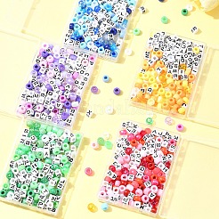 Прозрачные и непрозрачные акриловые бусины KY-FS0001-26E