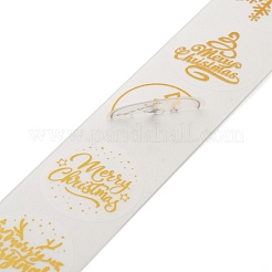 Étiquettes adhésives en rouleau sur le thème de Noël&nbsp;DIY-S001-07C