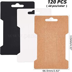 4 stile di carte espositive per elastici per capelli in carta&nbsp;DIY-NB0004-96
