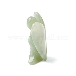 Figurine d'ange en jade xiuyan naturel&nbsp;DJEW-N006-01A-37