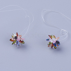 Стеклянные бусины тканые EGLA-L014-21E