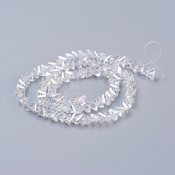 Стеклянные бусины с гальваническим покрытием &nbsp;X-EGLA-J146-6mm-AB01