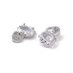 Pendentifs en laiton zircon cubique transparent&nbsp;KK-K351-31P
