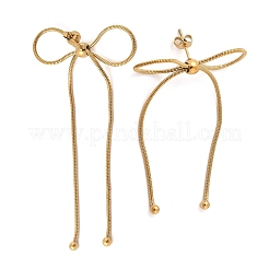 Серьги-гвоздики из нержавеющей стали 304&nbsp;EJEW-B141-01G