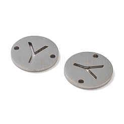 Не тускнеющие полые плоские круглые звенья из нержавеющей стали 201&nbsp;FIND-R149-03Y-P