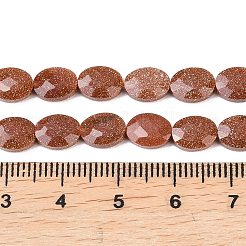 Синтетические голдстоуновские бисер пряди&nbsp;G-H349-A01-17