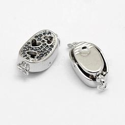 Застежки латунные коробки KK-G323-05A-P-NR