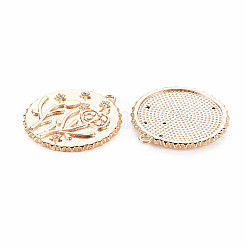 Pendentifs en laiton zircon cubique transparent&nbsp;LS-KK-S364-189