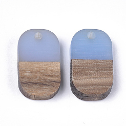 Pendentifs en bois de résine et de noyer&nbsp;RESI-S358-41C