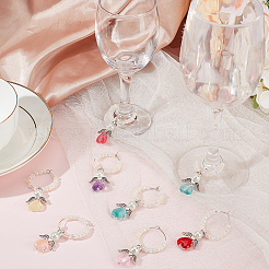 Стеклянные бокалы из стекла AJEW-SC00004