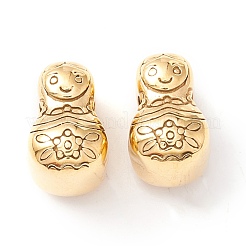 Ионное покрытие (IP) 304 нержавеющая сталь европейские бусины STAS-M298-04G