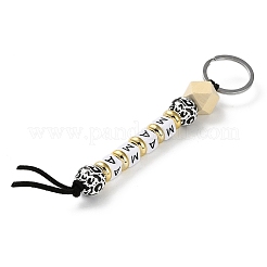 День матери деревянные и пластиковые бусины брелок украшения&nbsp;KEYC-B016-02