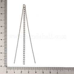 Большие кулоны из латуни с микропейвом и прозрачным фианитом&nbsp;KK-G510-08P