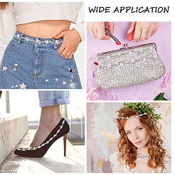 1 ярд латунной цепочки со стразами и искусственным жемчугом OCOR-GL0001-08B