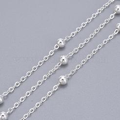 Латунные плоские овальные кабельные цепи&nbsp;X-CHC018Y-S