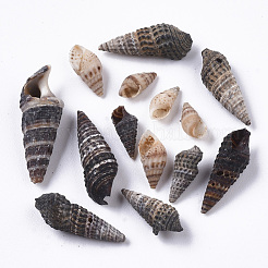 Натуральные спиральные бусы из ракушек SSHEL-S258-85