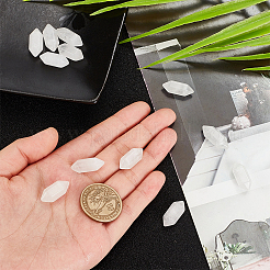 Стеклянные двойные заостренные подвески G-OC0004-13