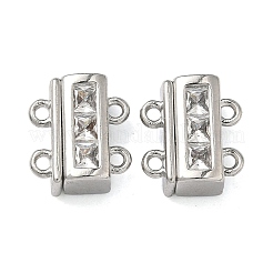 2pcs Fermoir Magnétique Collier 925 Argent Sterling Double Boucle Pour Bracelet Et Bijoux
