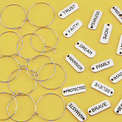 Подвески из сплава в тибетском стиле TIBE-FH0001-22