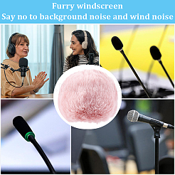 Чехлы для микрофонов из полиэфирной шерсти&nbsp;DIY-WH20007-277A-02