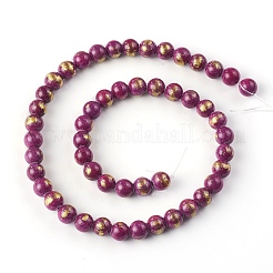 Natur Mashan Jade Perlen Stränge&nbsp;G-F670-A20-8mm