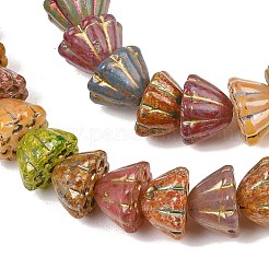 Perles en verre peintes&nbsp;GL-CBA4370-05