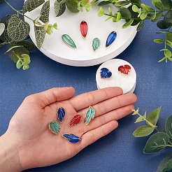 48 шт. 12 стильных эмалевых соединителя из сплава&nbsp;ENAM-BY0001-05