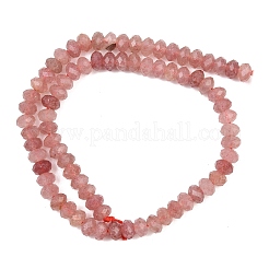 Природного кварца клубники нитей бисера&nbsp;G-C259-A22-5x8mm