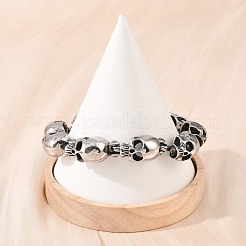 Браслеты-цепочки из нержавеющей стали 304 на Хэллоуин&nbsp;BJEW-D379-20B-AS