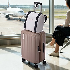 2 шт. бирка для багажа из ПВХ в виде спортивного мяча&nbsp;AJEW-DJ0004-63A