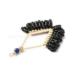 Стеклянные подвески из бисера PALLOY-MZ00144-01