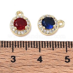 Pendentifs en laiton zircon cubique transparent&nbsp;GL-CBAD1D8-04G