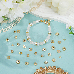 120шт 12 стиля латунные бусины&nbsp;KK-BBC0022-36