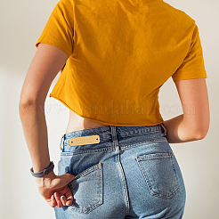 50 шт. 5-х цветные этикетки из искусственной кожи FIND-GL0001-61