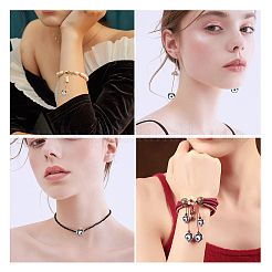 60 шт. тибетские бусины Дзи с двумя глазами G-SC0002-14