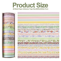 20 рулон бумажной клейкой ленты DIY-TAC0023-42D