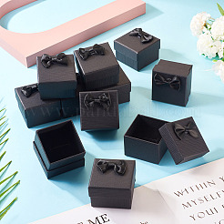 Квадратные картонные бумажные подарочные коробки для хранения колец&nbsp;CON-TAC0001-17A