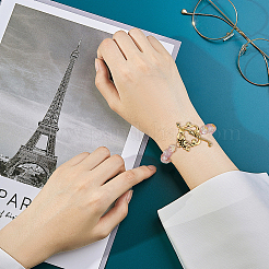 48 шт. 4-х цветные застежки-тогглы из сплава в форме цветка FIND-DC0004-35