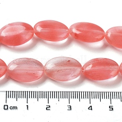 Perle di vetro di quarzo ciliegio fili&nbsp;G-L164-A-35