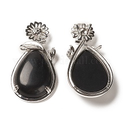 Природные подвески обсидиана&nbsp;G-A031-02P-03