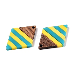 Подвески из эпоксидной смолы и орехового дерева RESI-N039-121N