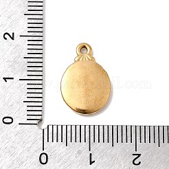 Подвески из нержавеющей стали 304 с паве из стразов&nbsp;STAS-G369-14G