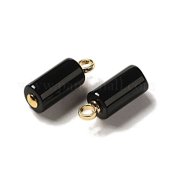 Pendentifs en onyx noir naturel (teints et chauffés)&nbsp;LS-FIND-C046-18B-G